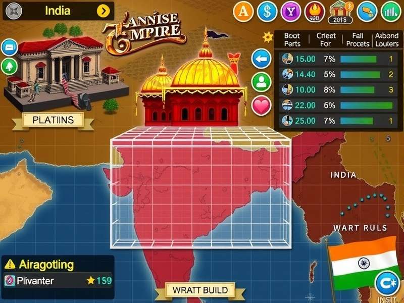 Anise Empire Expedition gameplay screenshot showing empire building